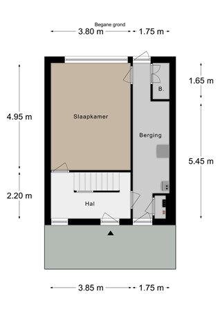 Floorplan - Unescoplantsoen 39, 6414 NR Heerlen